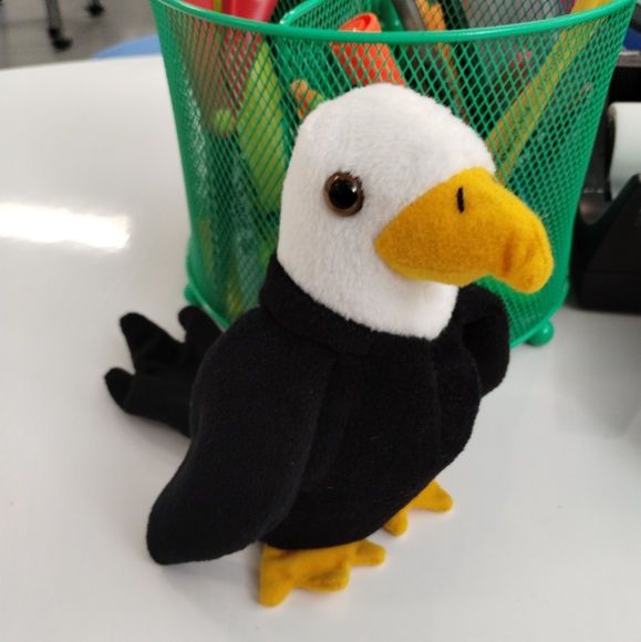 ✓Ty Beanie Babies Baldy The Eagle Retired 1996 - Picture 2 of 16